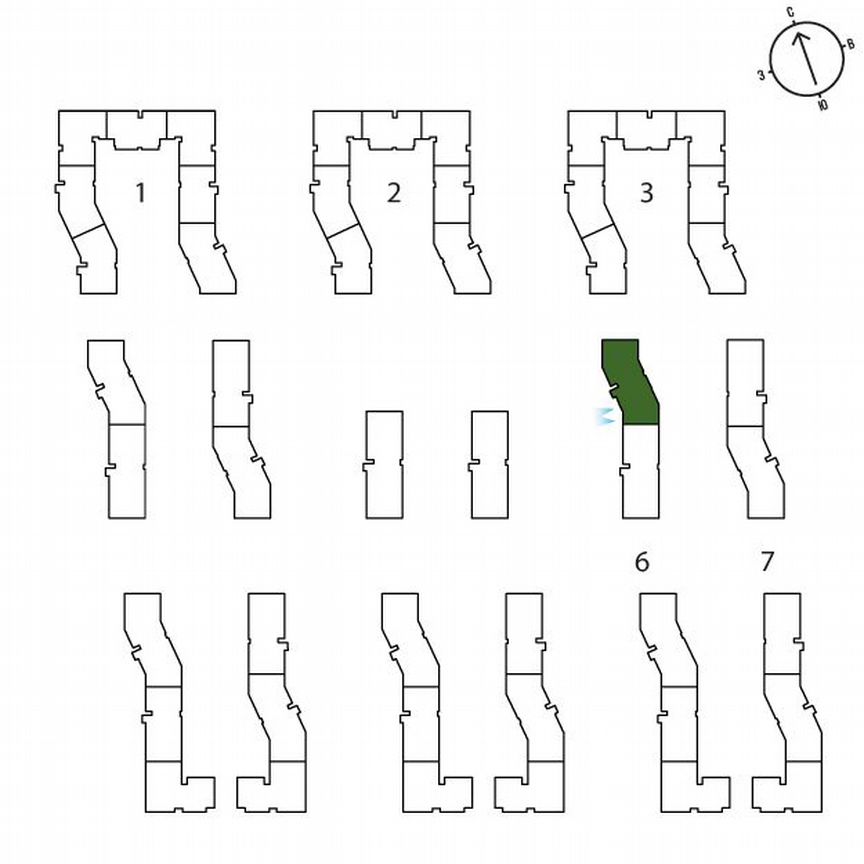 2-к. квартира, 64,4 м², 3/3 эт.