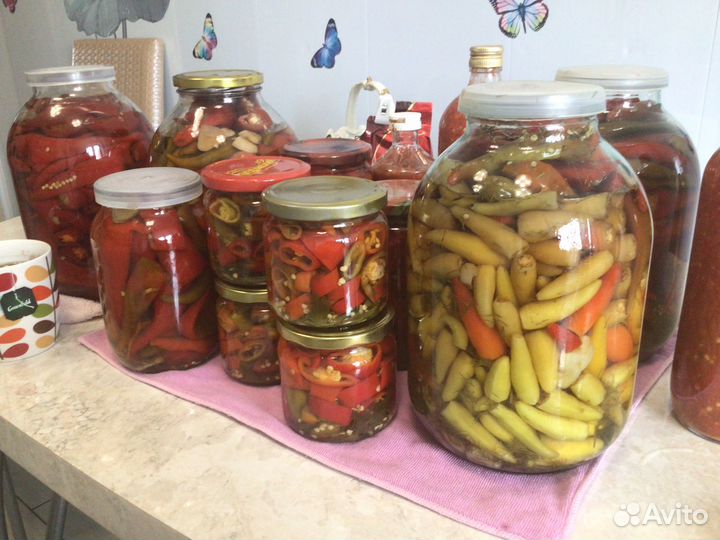 Перец острый маринованный