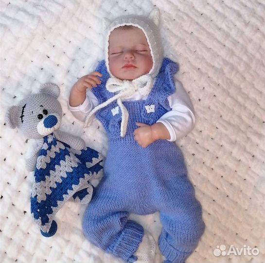 Полукомбинезон вязаный