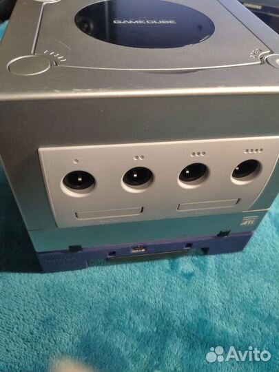 Gamecube серый, чипован + gameboy player