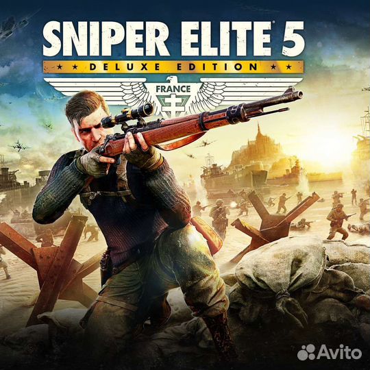 Sniper elite 5 ps4 ps5 + Подписка deluxe