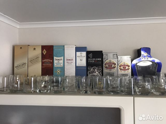 Брендовые бокалы для виски (Tumbler, Shot, Rocks)