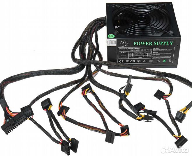 Блок питания ATX 750 Вт 140 мм