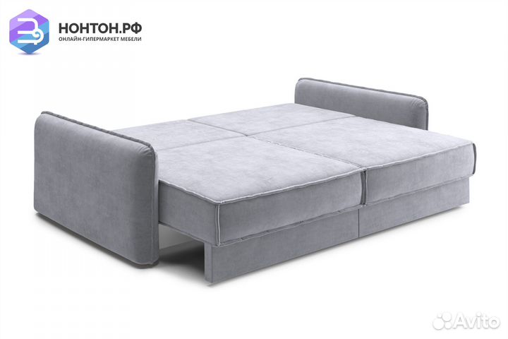 Диван тик-так Антей 3-х местный серый