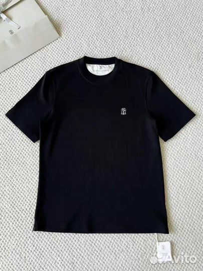 Футболка Brunello Cucinelli (хлопок) (черный)