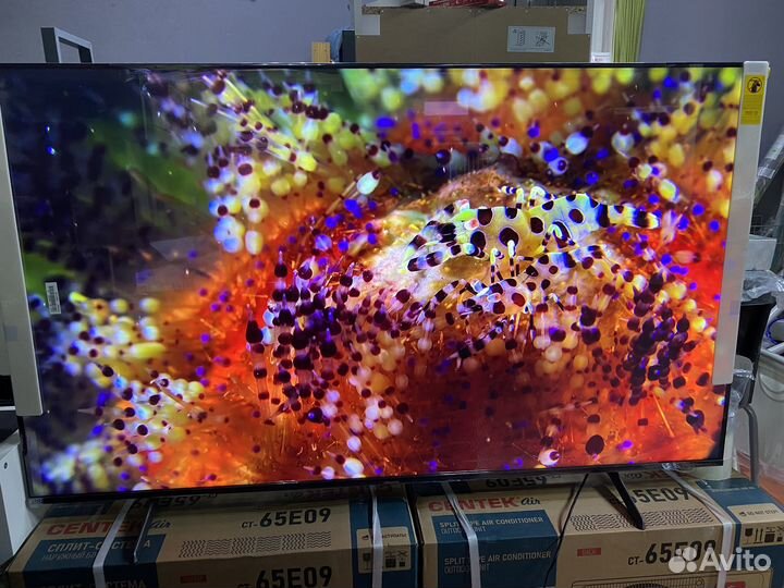 Сверх телевизор 165 см экран 144 Гц звук с сабвуфе