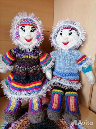 Вязанные куклы ручной работы