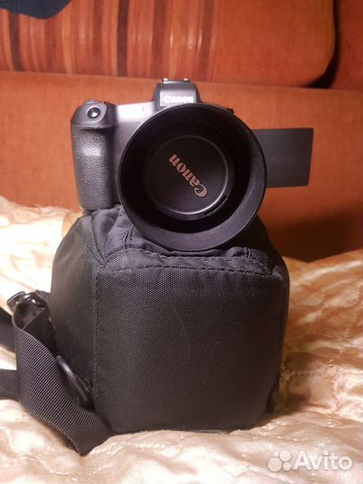 Canon eos r с переходником