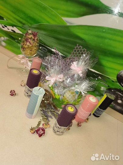 Свечи восковые ручной работы