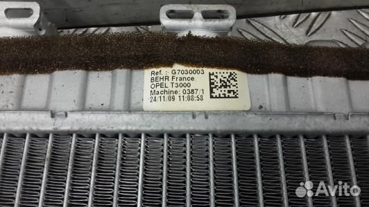Радиатор отопителя opel zafira B (91T23KJ01)