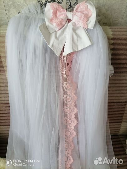 Бортики+балдахин+держатель +пеленальный матрац