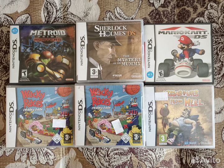 Картриджи Nintendo DS и 3DS