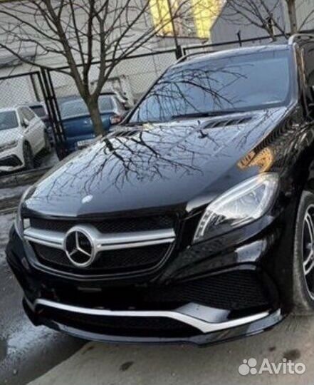 Передний бампер под GLE 6.3 amg на Мл 166