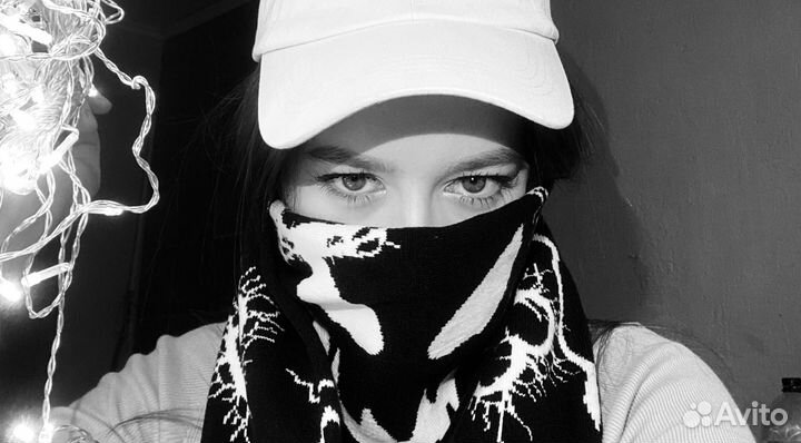 Шарф унисекс в стиле дрейн