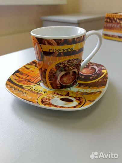 Отдам кофейный сервиз за шоколадку