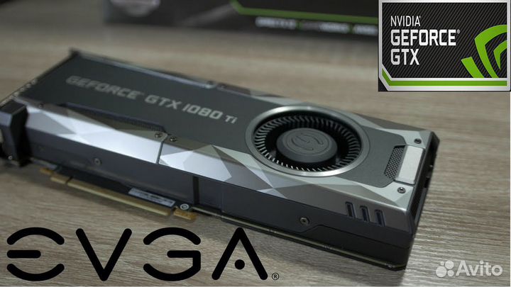 Видеокарта evga nvidia GeForce gtx 1080TI - 3шт