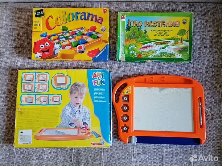 Развивающие детские игры, карточки, наборы