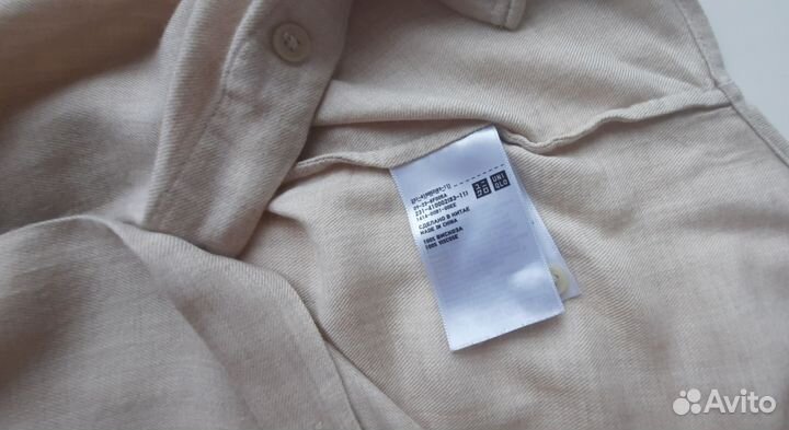 Блузка рубашка uniqlo