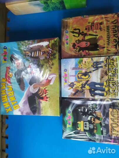 3Dпазл конструктор, мягкий пол-коврик детский