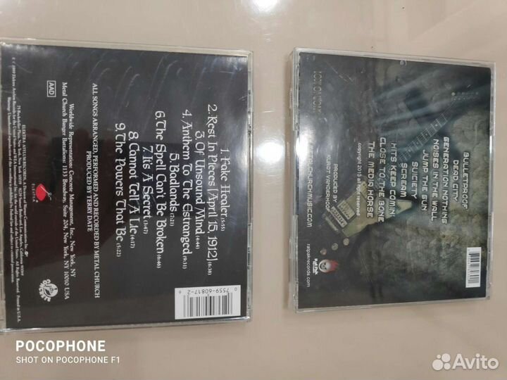 Cd диски Rock, Metal. Metal Church