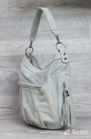 Сумка женская Италия натуральная замша Арт 25110