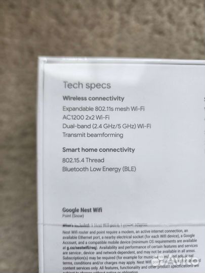 Google Nest Wifi. Точка. Новая
