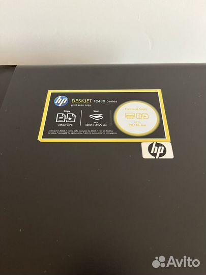 Принтер 3 в 1 (сканер, копир) hp deskjet цветной