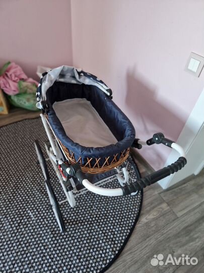 Детская коляска для кукол Wakart Моника Ретро