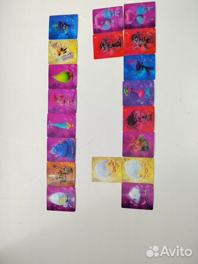 Мировой тур тролли карточки