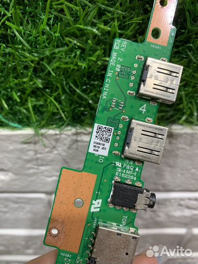 Плата USB audio разъемов Asus X505
