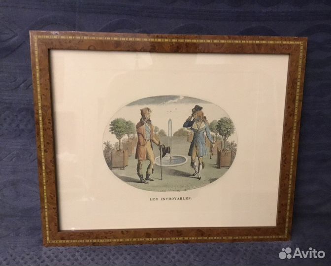 Картина-резьба по кости Франция, Китай