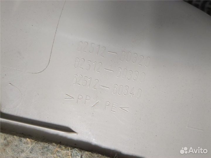 Обшивка пространства багажника Toyota Land Cruiser