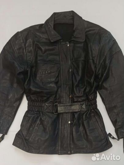Мотокуртка кожаная, 48