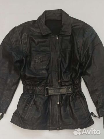 Мотокуртка кожаная, 48