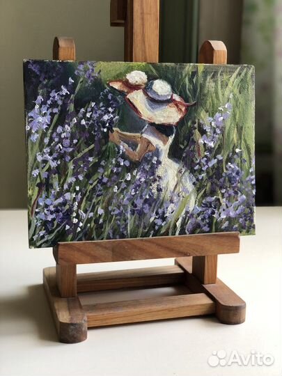 Картина маслом, цветы прованс