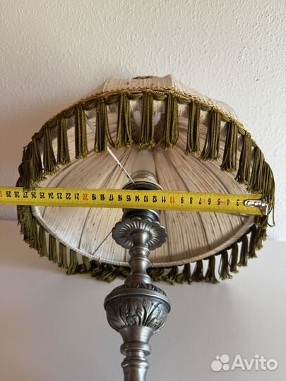 Лампа настольная олово германия винтаж