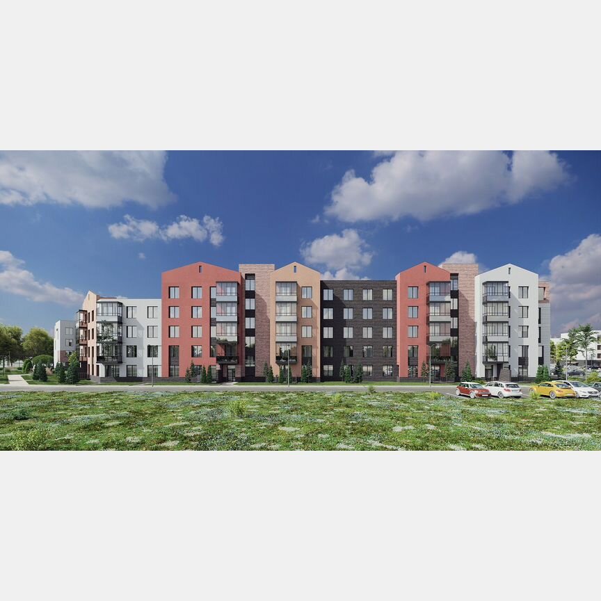 2-к. квартира, 64,6 м², 5/5 эт.