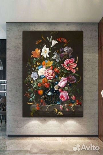 Картина маслом летний букет