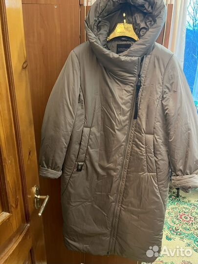 Пуховик зимний женский 52 54 бу