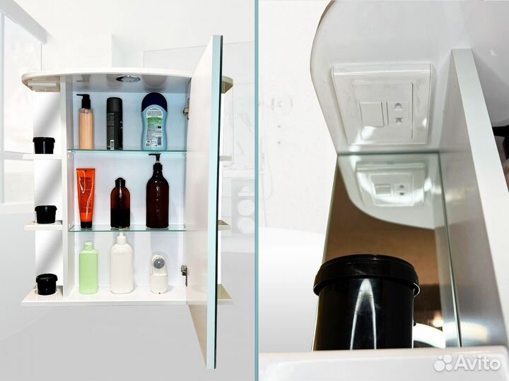 Шкаф-зеркало в ванну