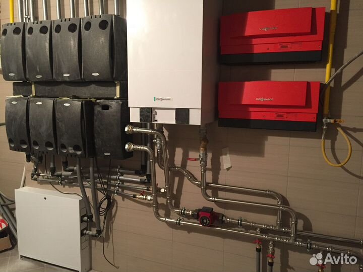 Монтаж систем отопления и водоснабжения