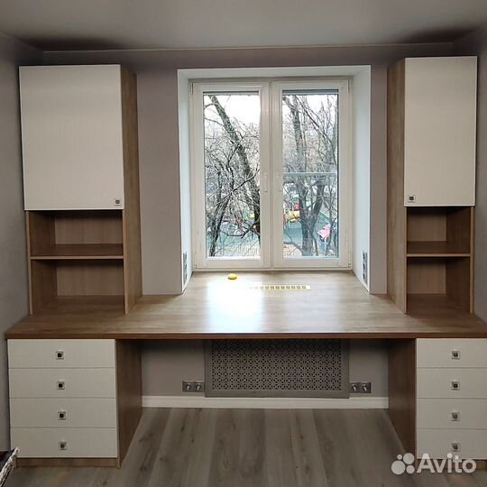 Рабочая зона у окна за 5 дней