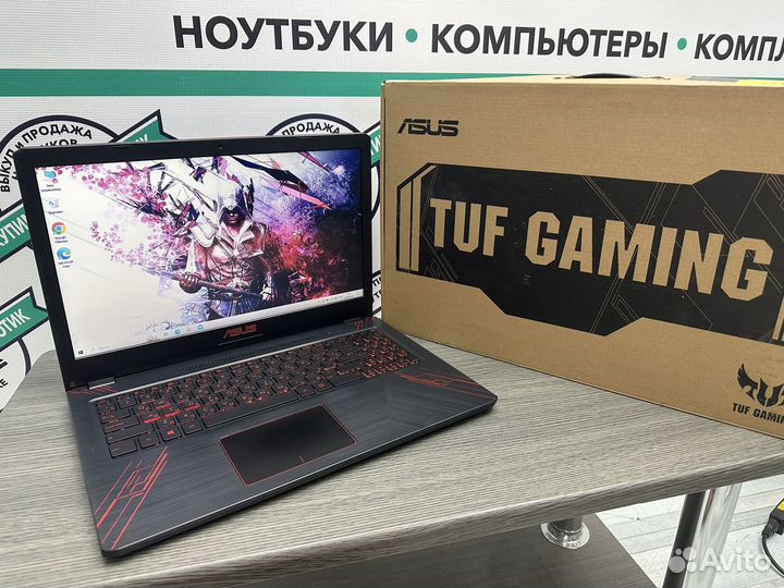 Игровой Asus TUF 8 ядер core i5-8250 GTX 1050 SSD