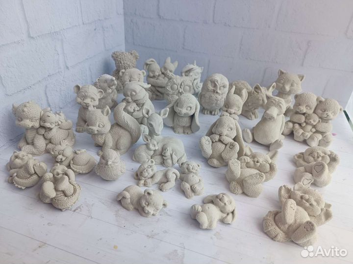 Гипсовые фигурки для раскрашивания