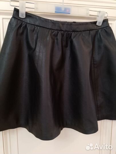 Юбка из натуральной кожи, 44 размер