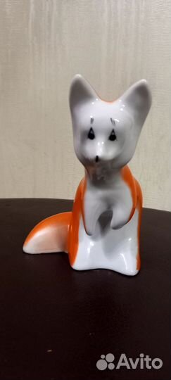 Фарфоровые статуэтки СССР. Лисенок. Городница