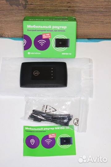 Роутер 4G/Wi-Fi MR150-10, черный