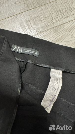 Брюки zara классические с разрезами