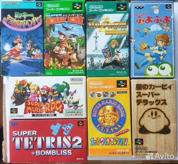 Игры Super Famicom snes JP Оригинал