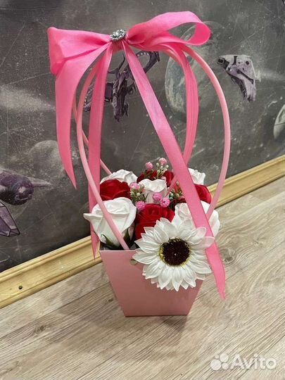 Цветы из мыльных мыла